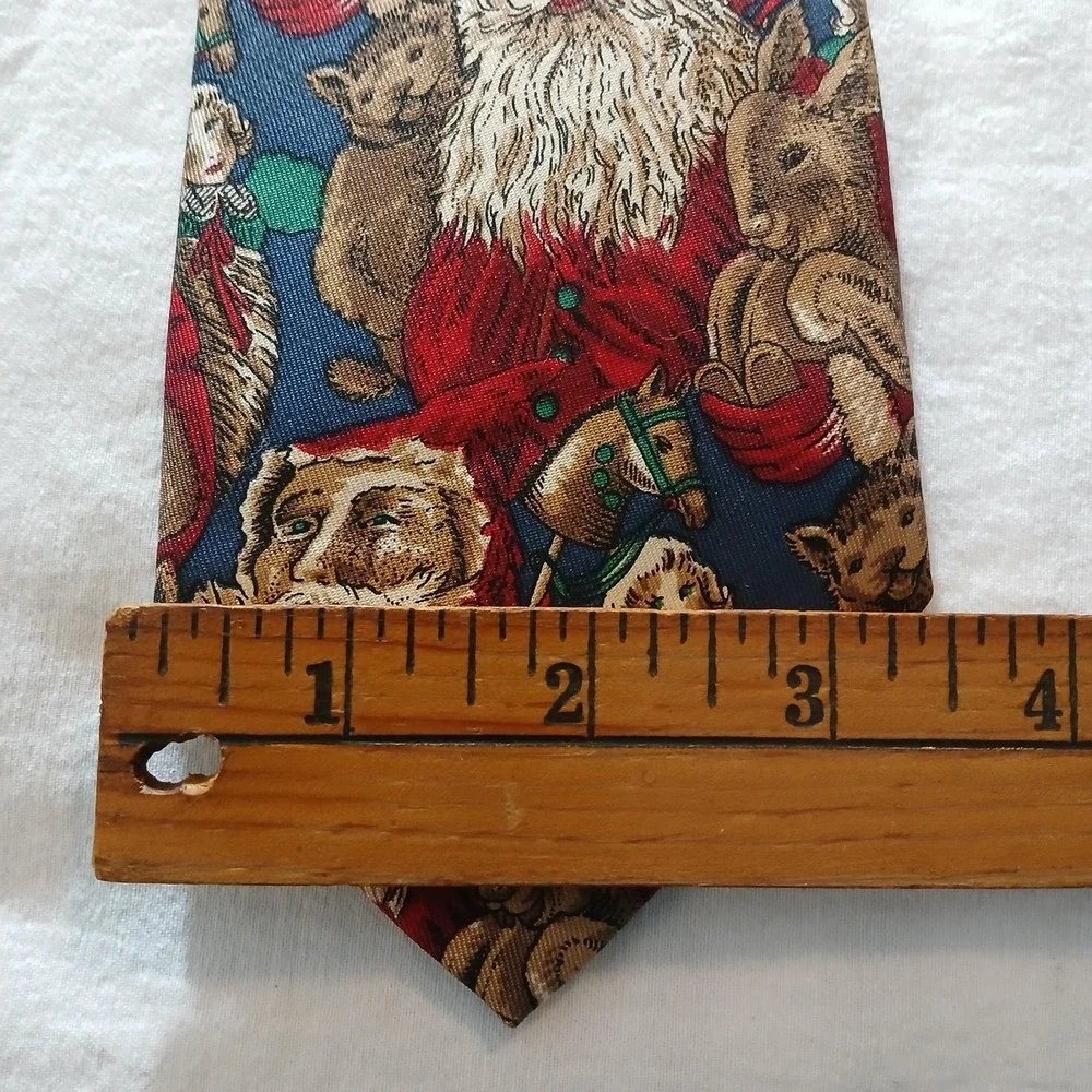 Robert Talbott Nordstrom Tie Mens One Size Silk Christmas‎ Santa Holiday Novelty